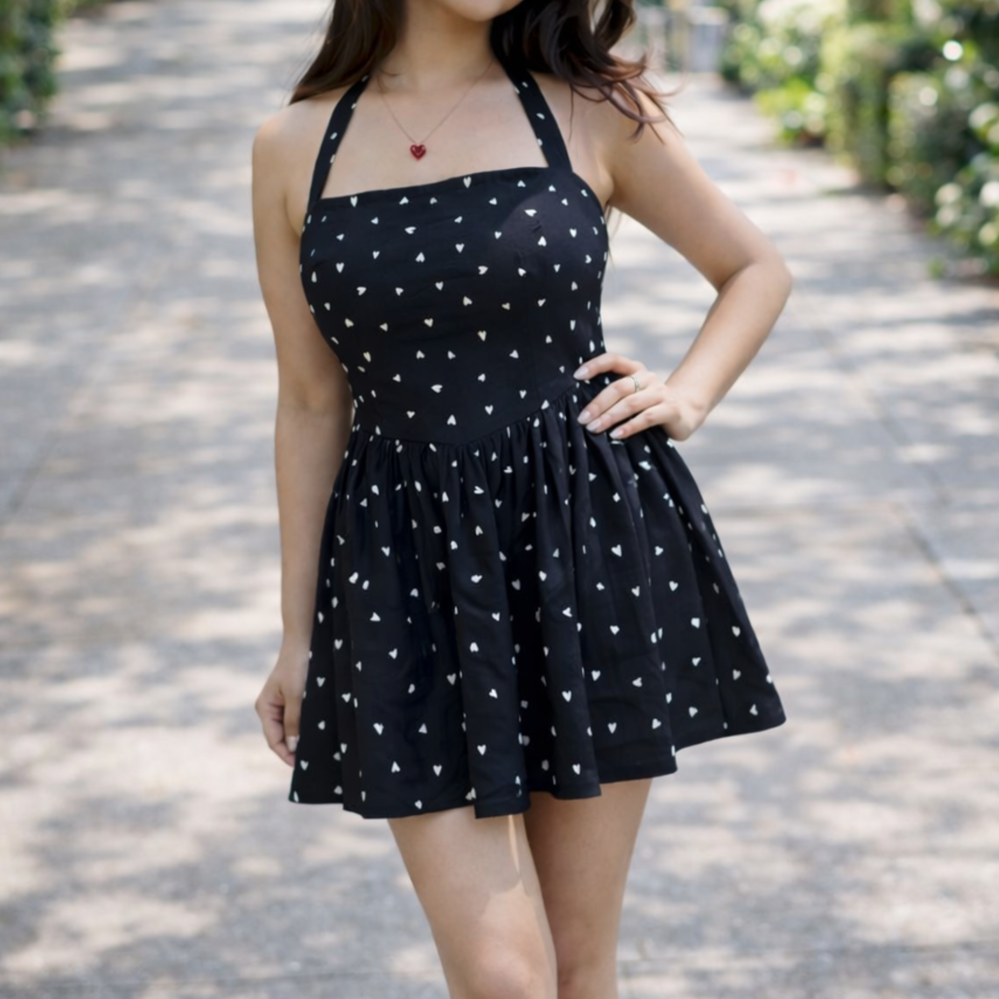 Lil' Hearts Halter Dress