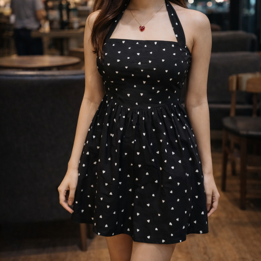 Lil' Hearts Halter Dress