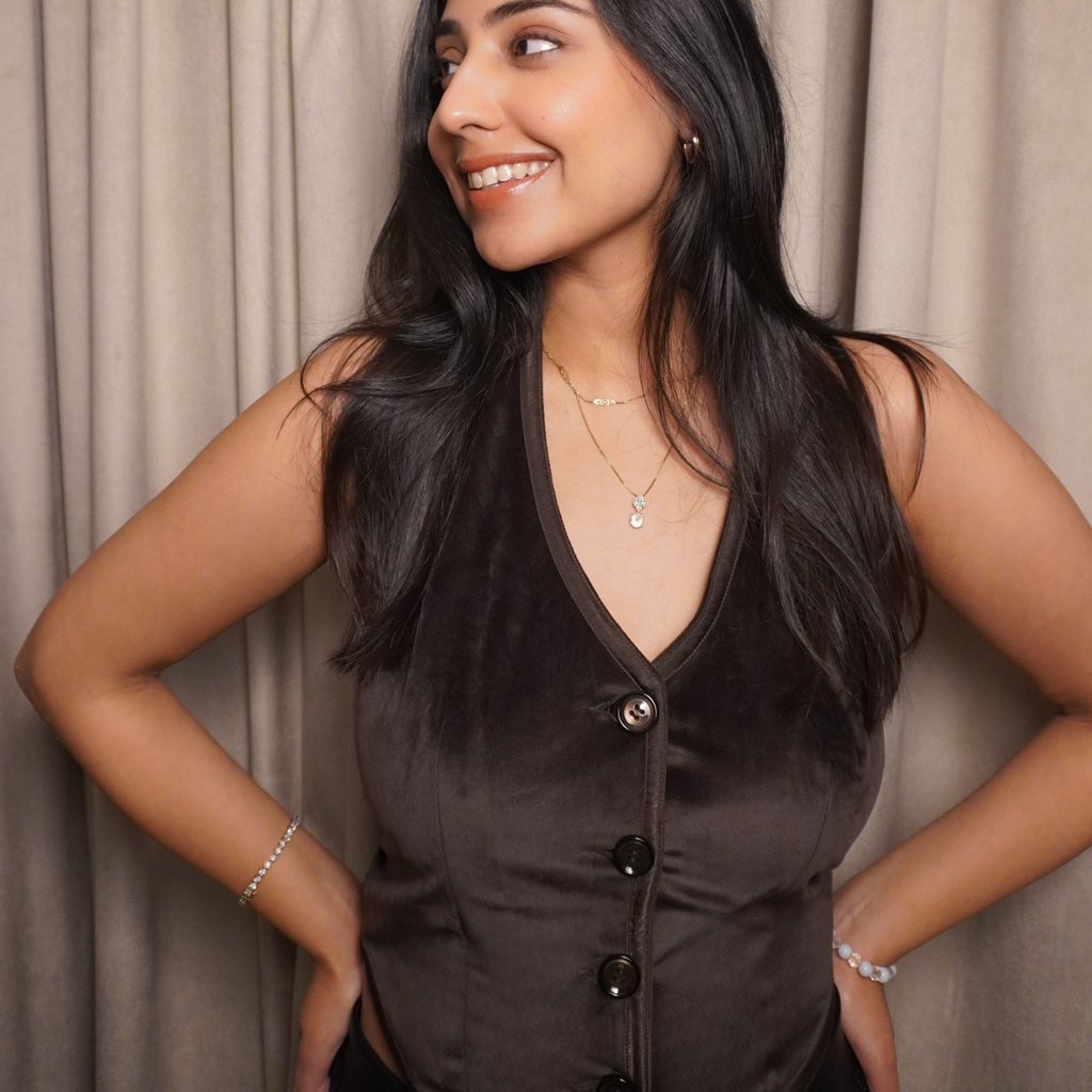 Hot Roast Velvet Vest