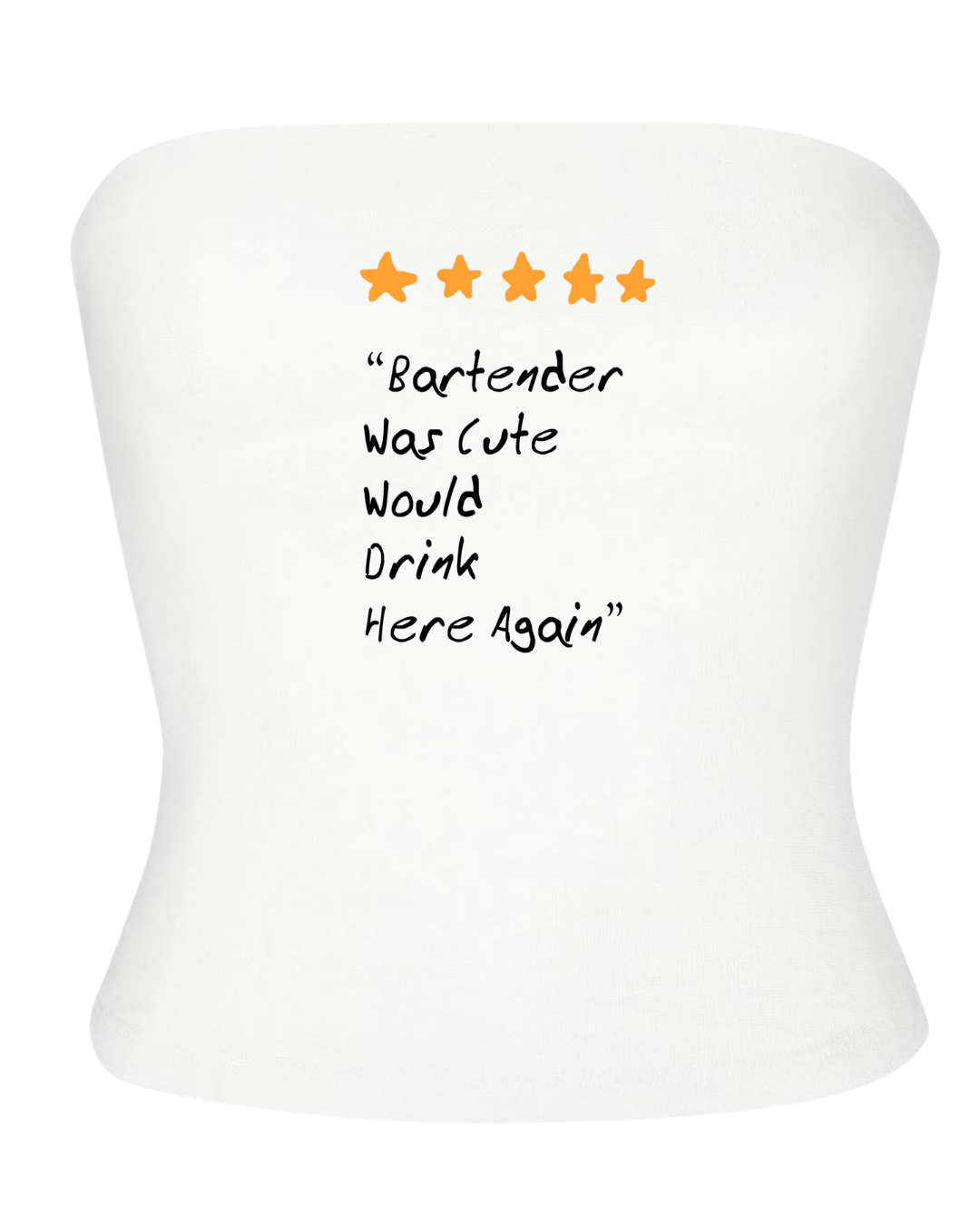 Cute Bartender Tube Top