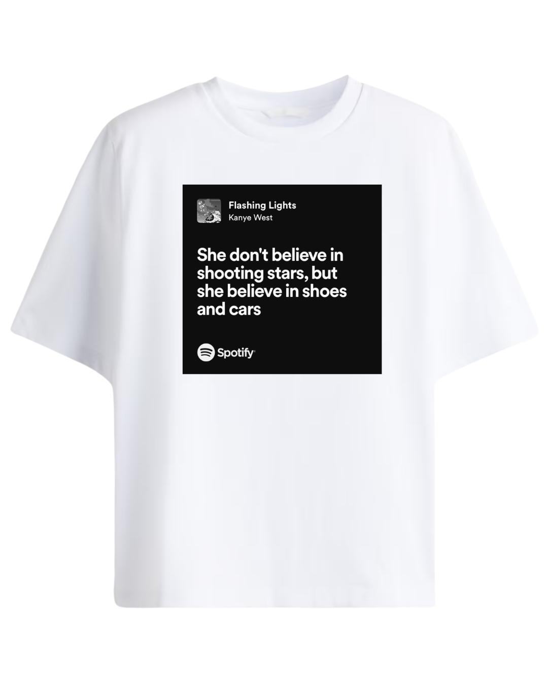 Flashing Lights Oversized Tee