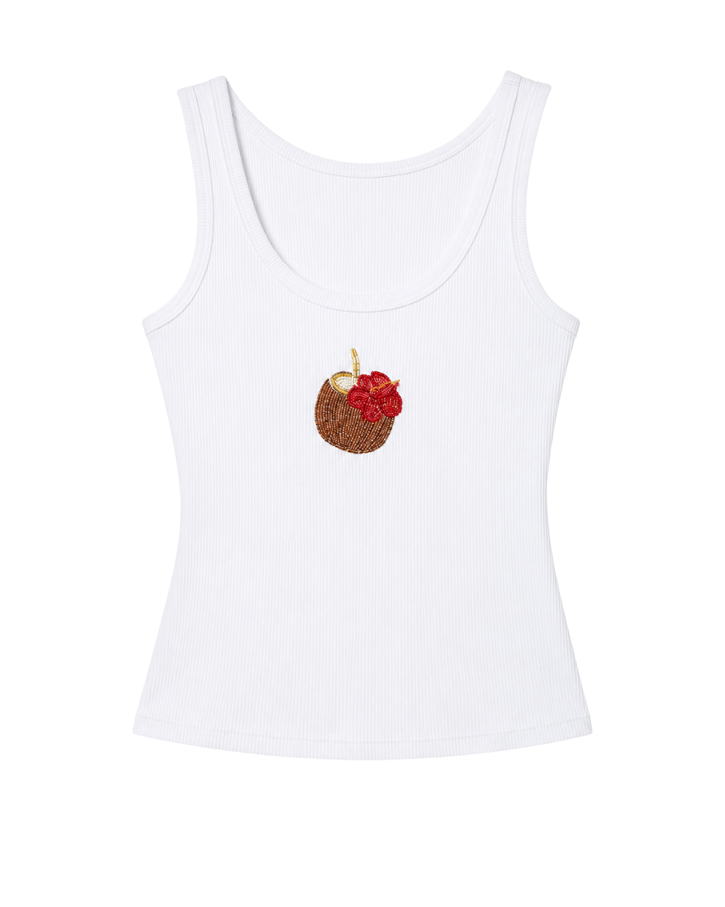 Coconut Beaded Tank