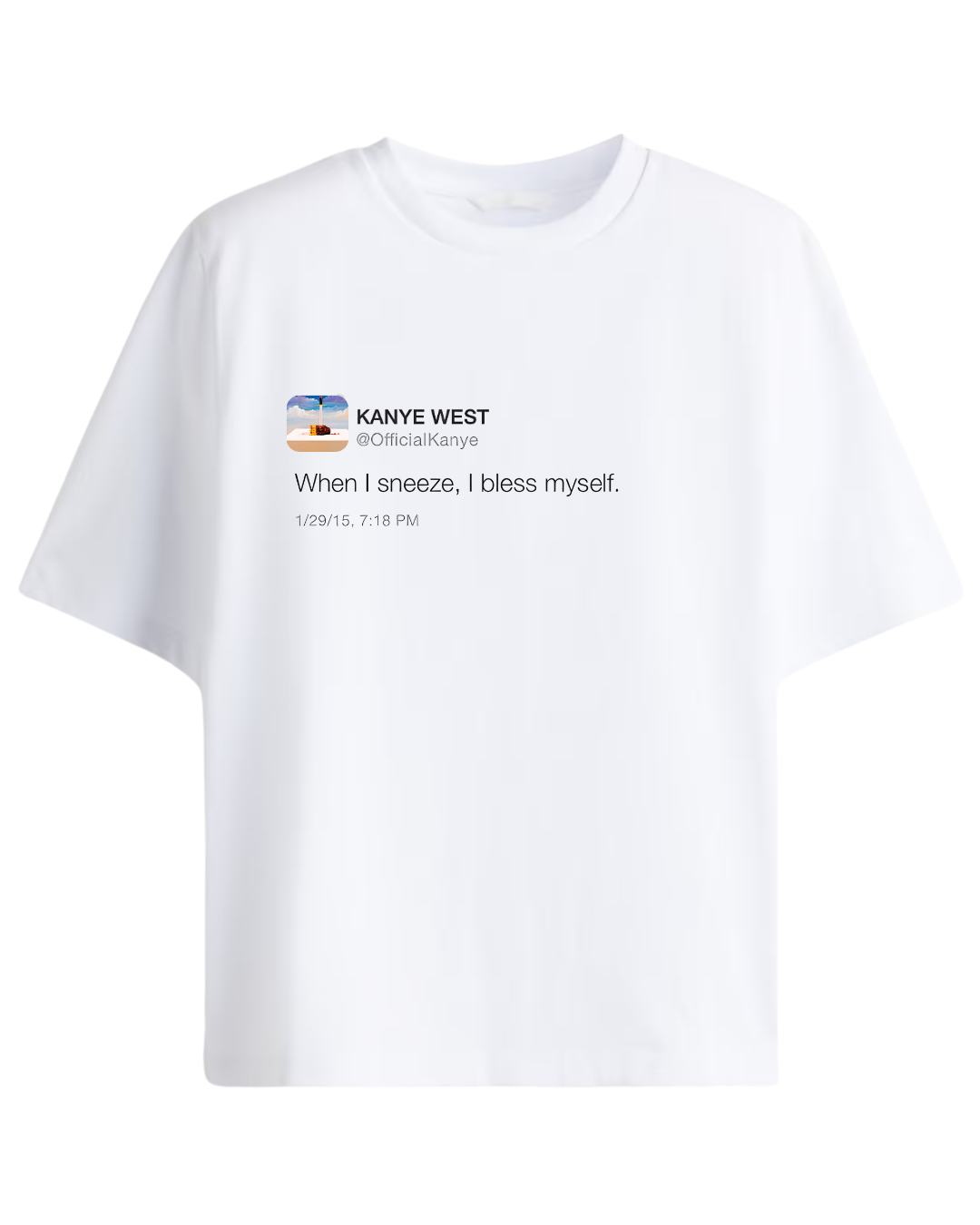 Bless Me Oversized Tee