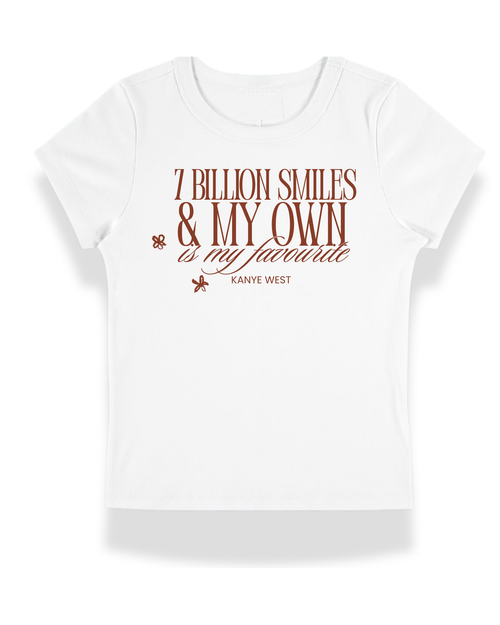 7 Billion Smiles Baby Tee