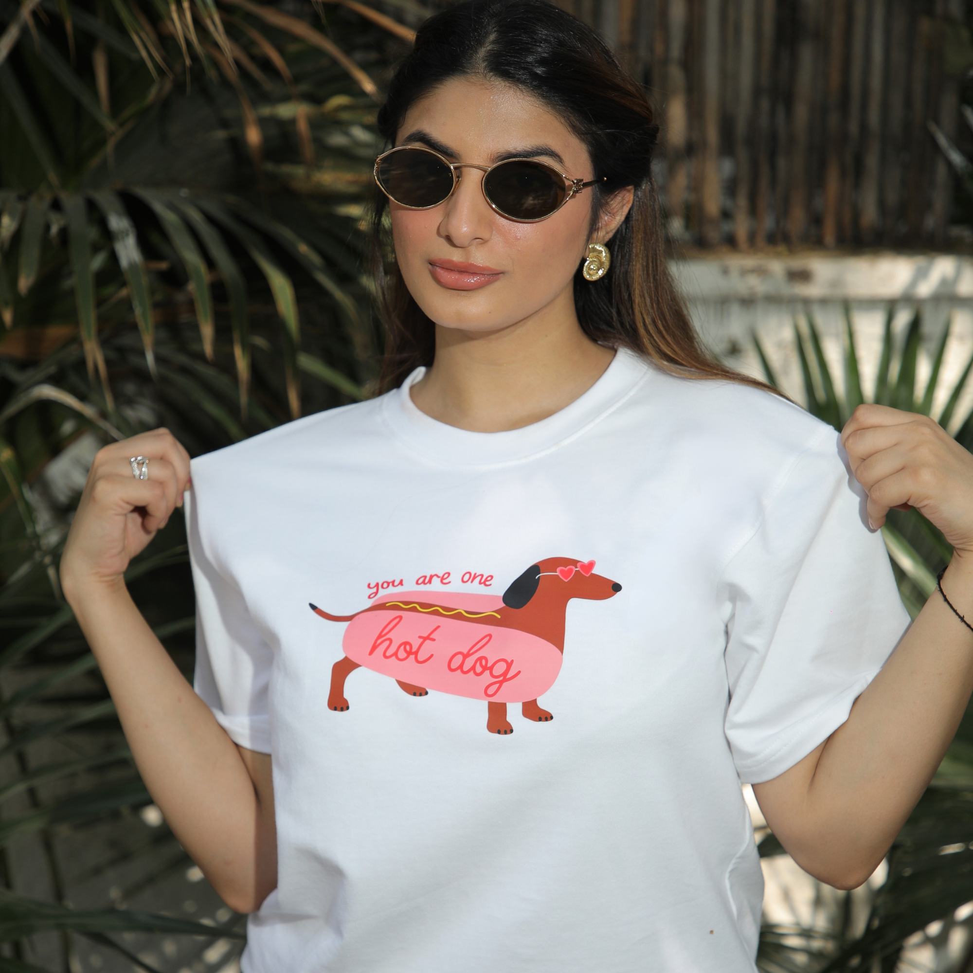 Hot Dog Energy Oversized Tee
