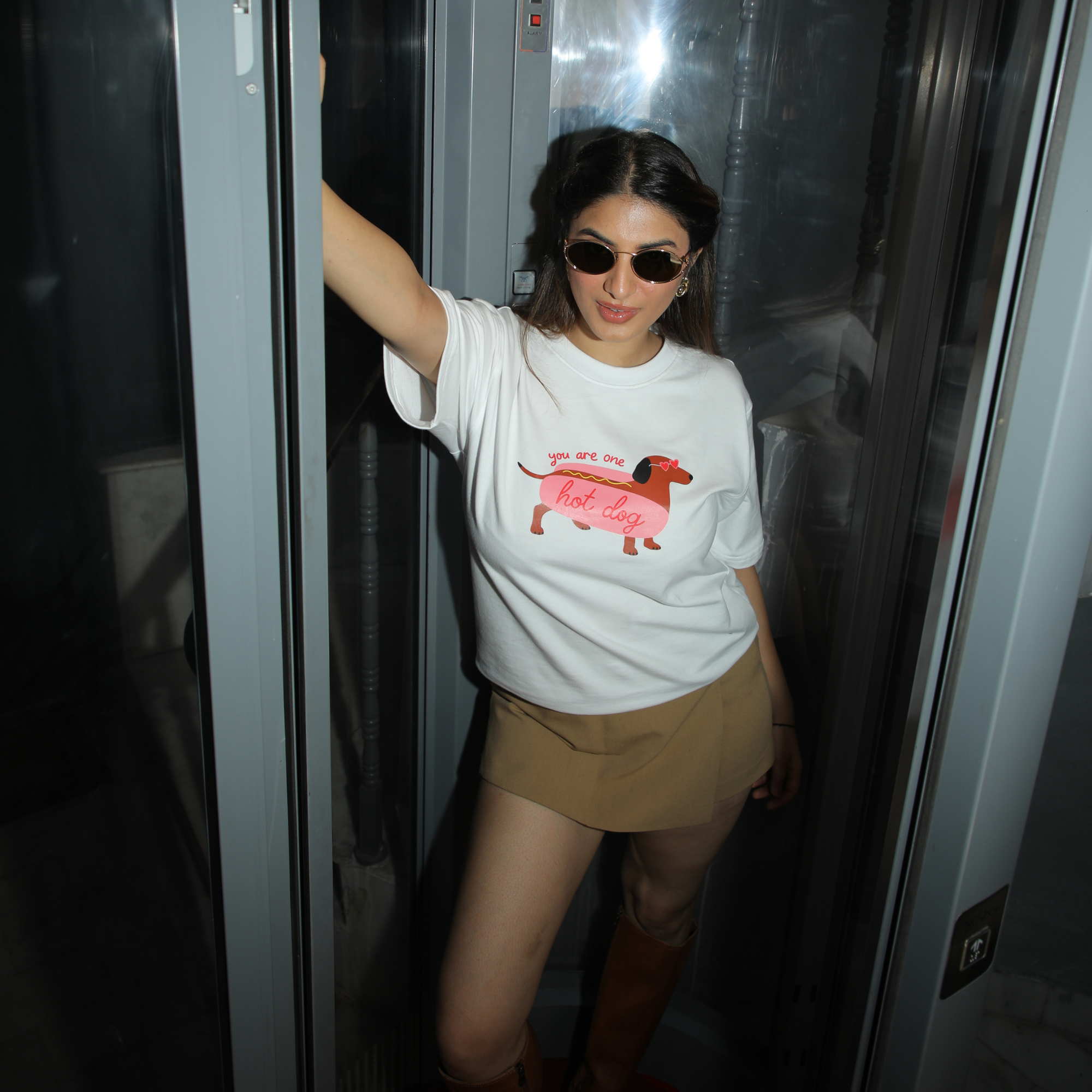 Hot Dog Energy Oversized Tee