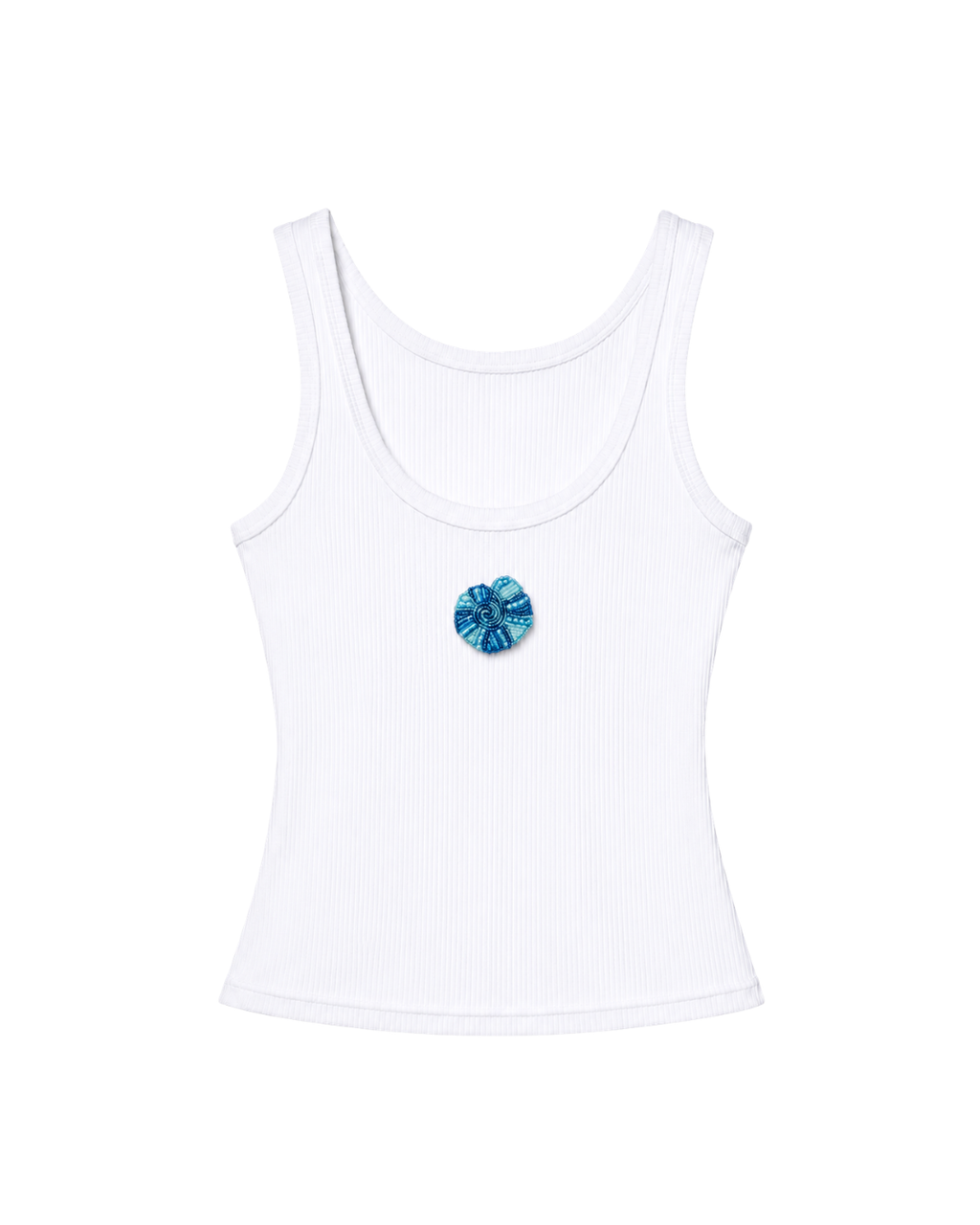 Shell Beaded Tank Top