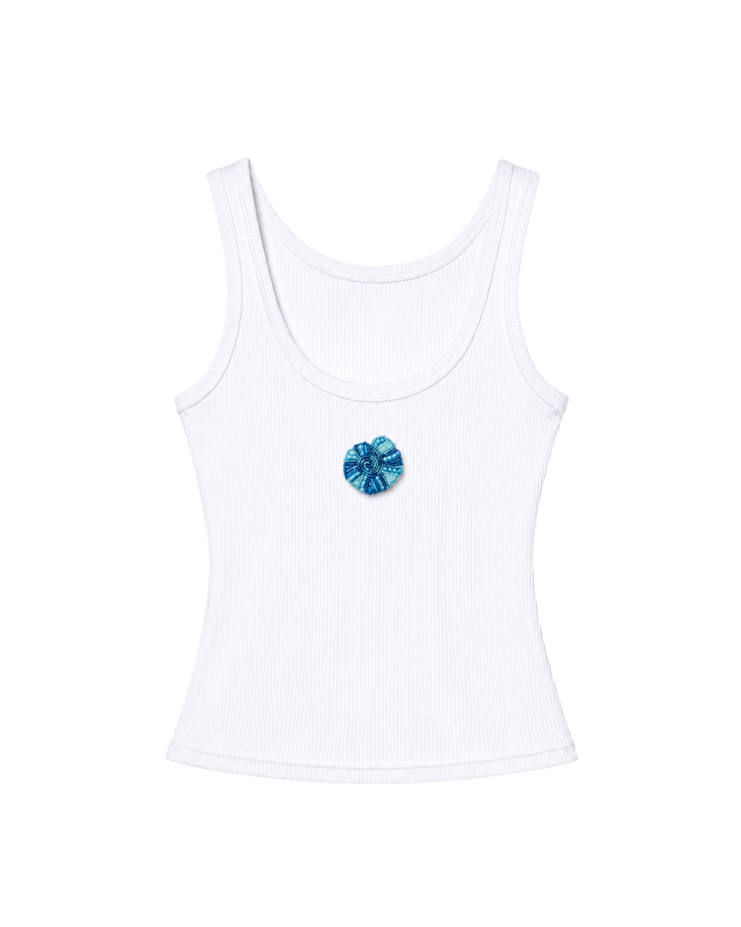 Shell Beaded Tank Top