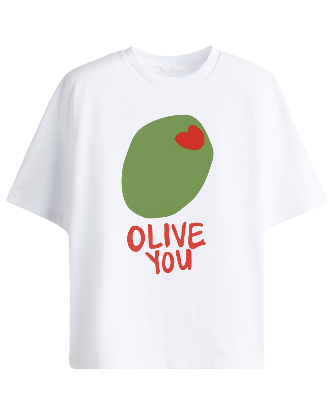 Olive You Oversized Tee