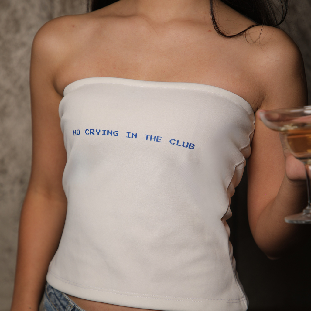 Cry Later Tube Top