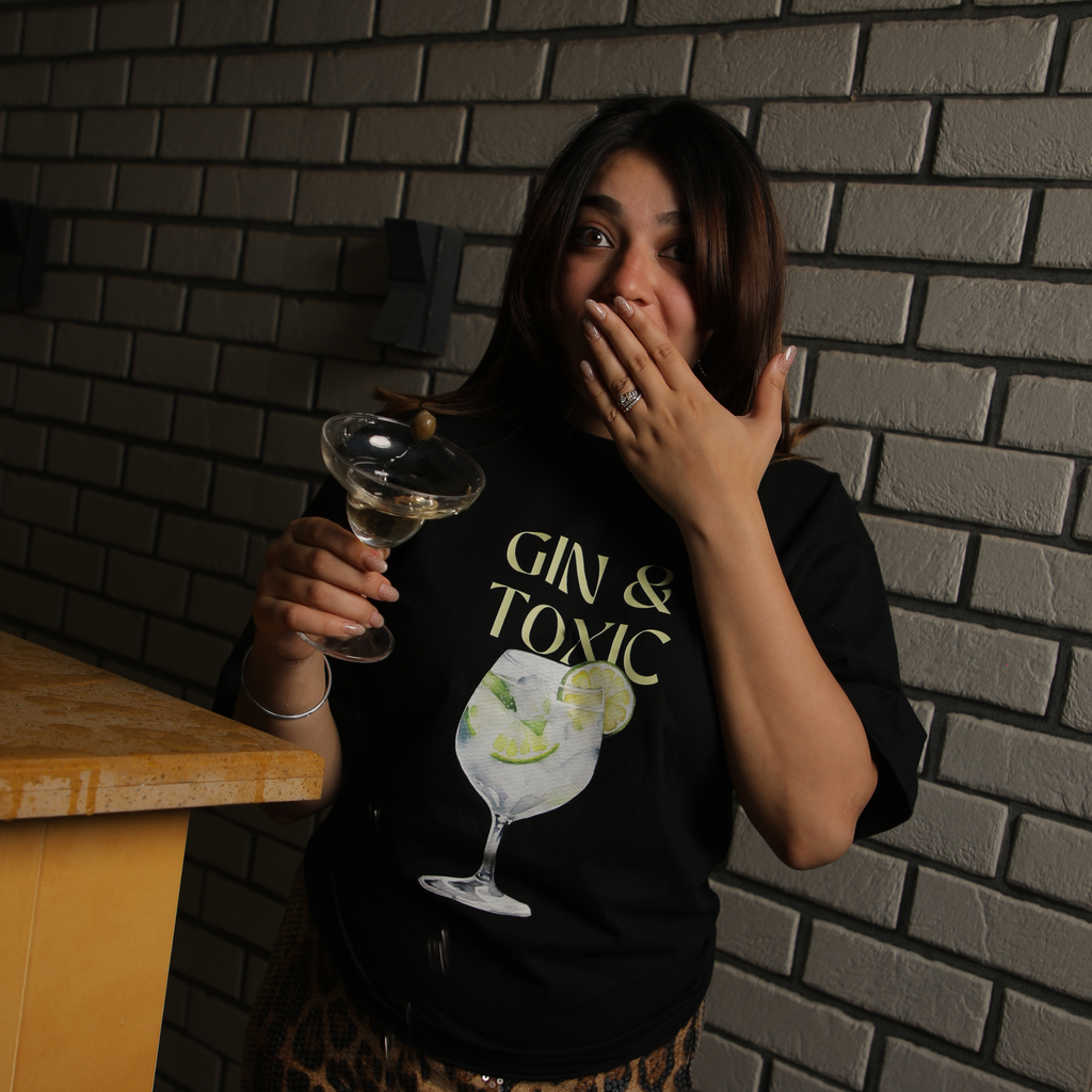 Gin & Toxic Oversized Tee