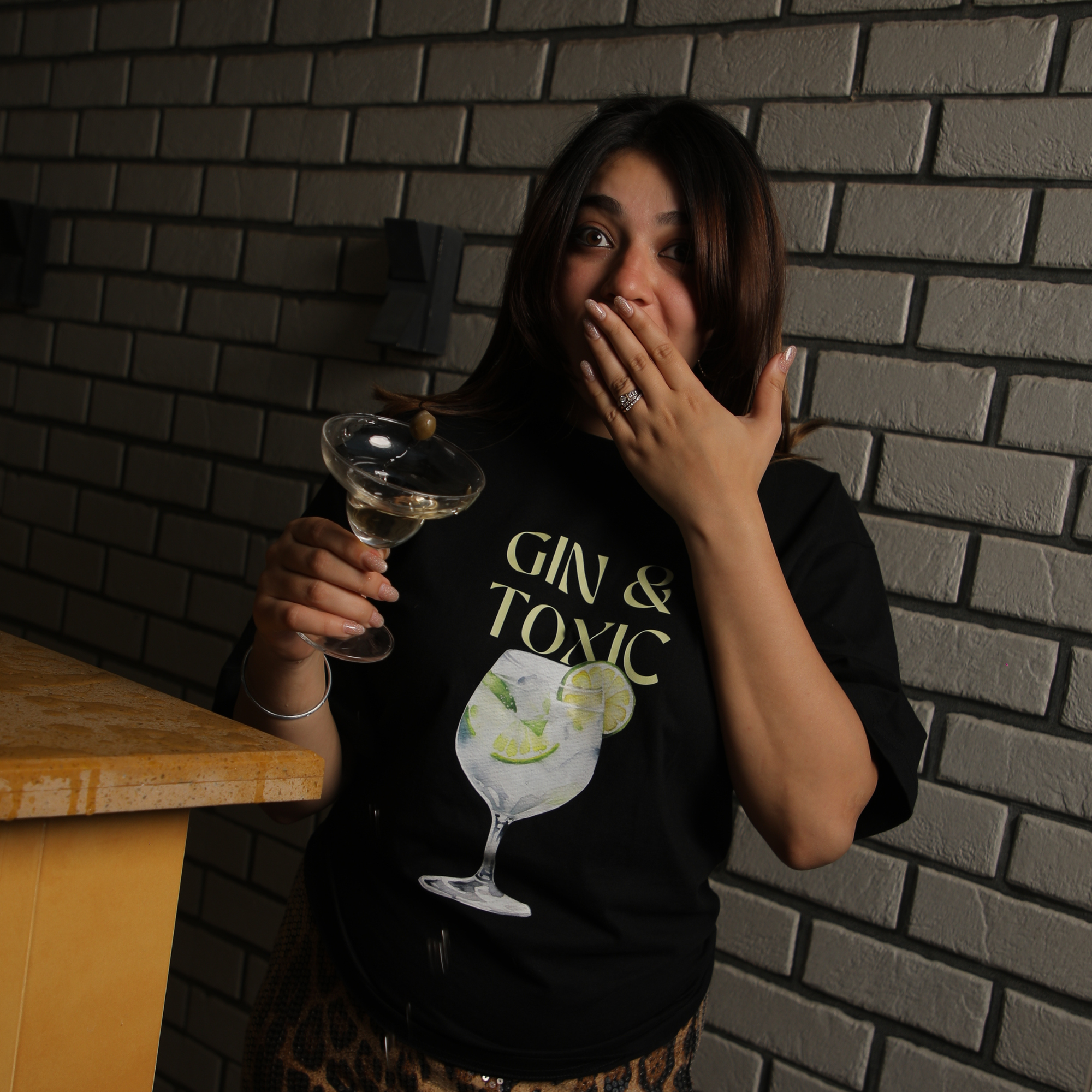 Gin & Toxic Oversized Tee