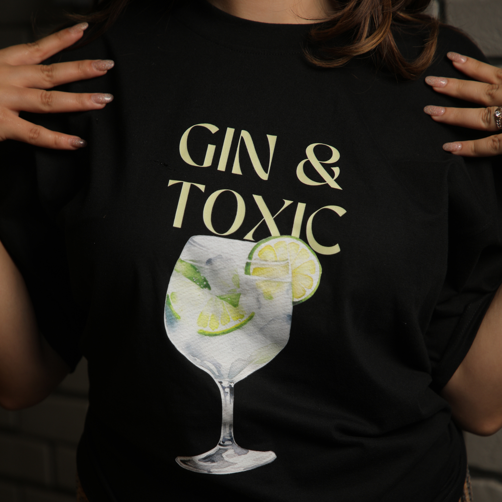 Gin & Toxic Oversized Tee