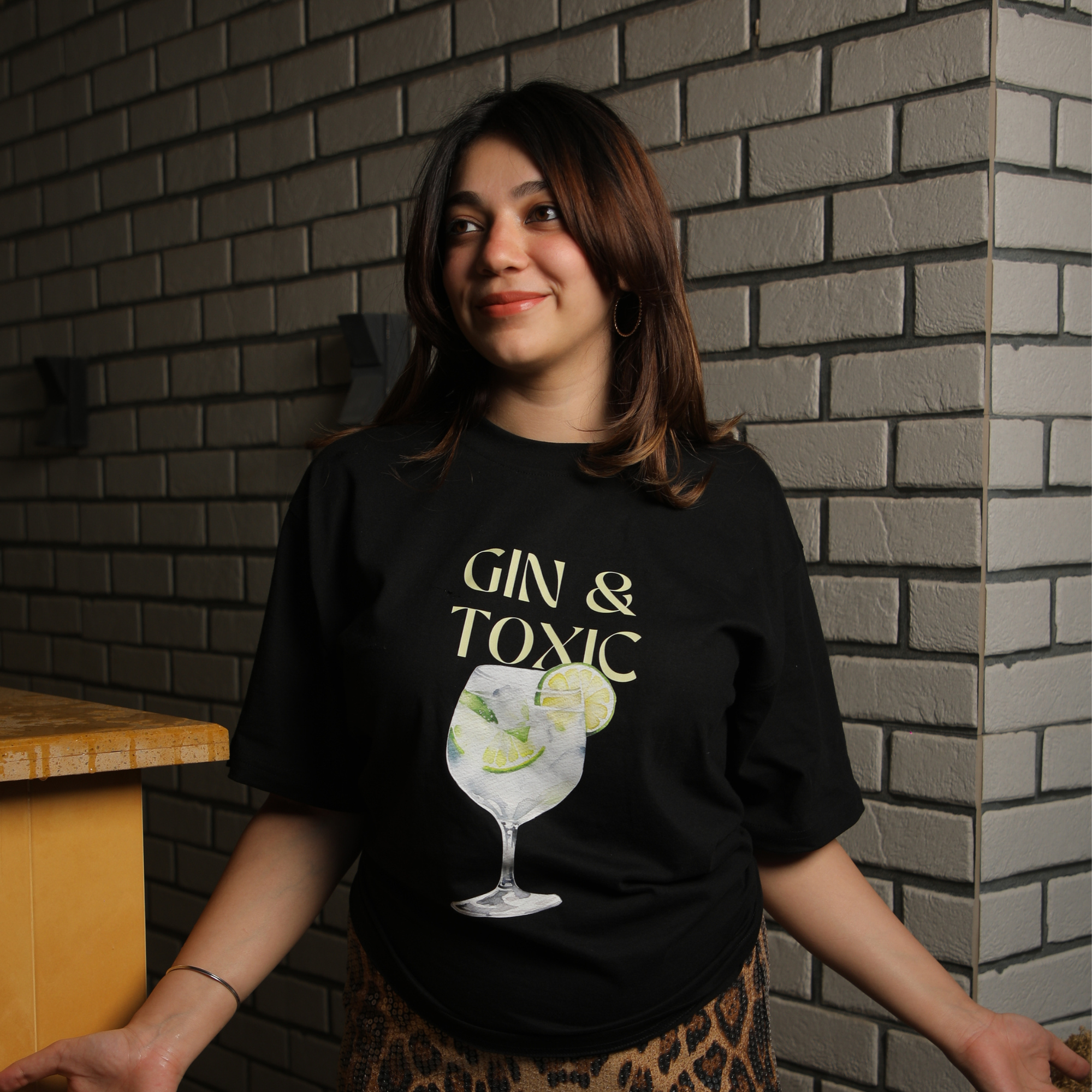 Gin & Toxic Oversized Tee