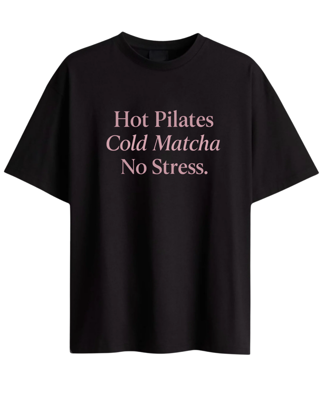 Love Pilates Oversized Tee (Black)