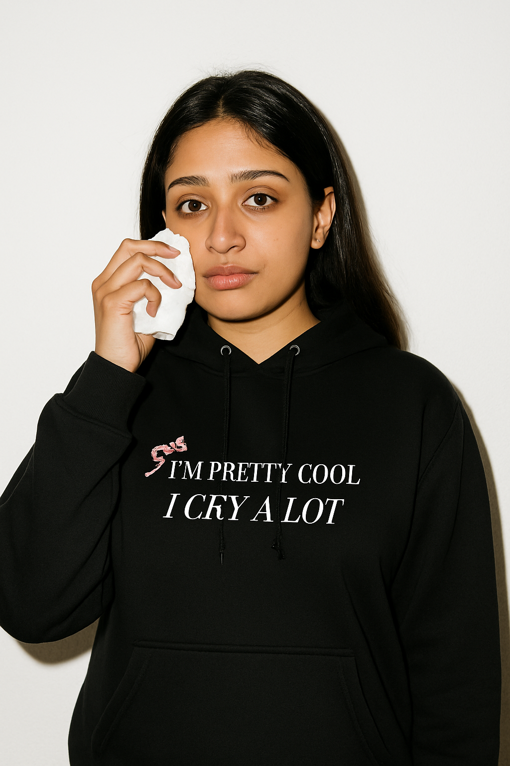 I cry a lot hoodie