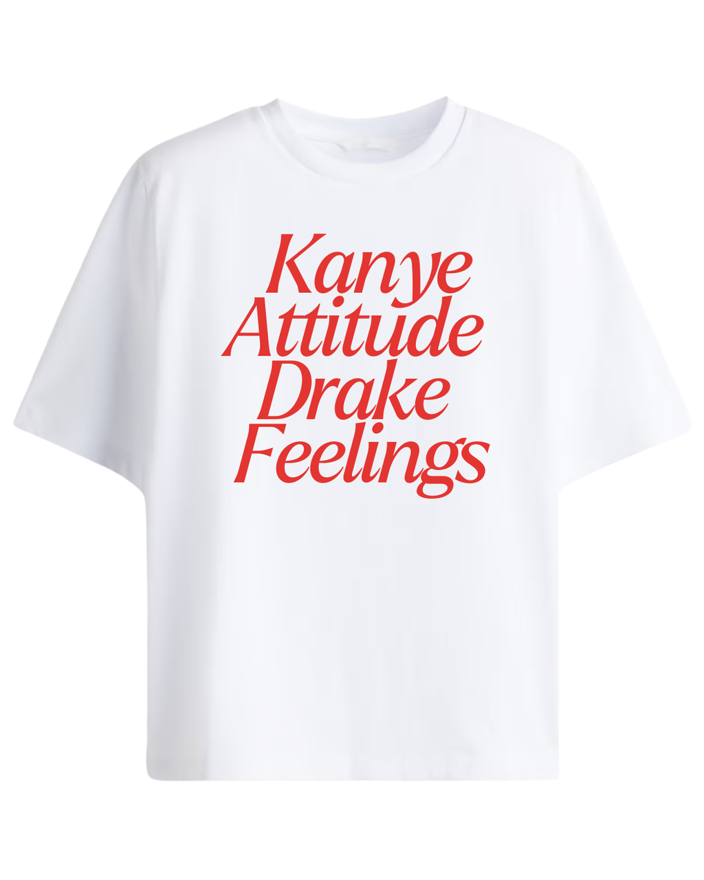 Kanye Attitude Oversized Tee