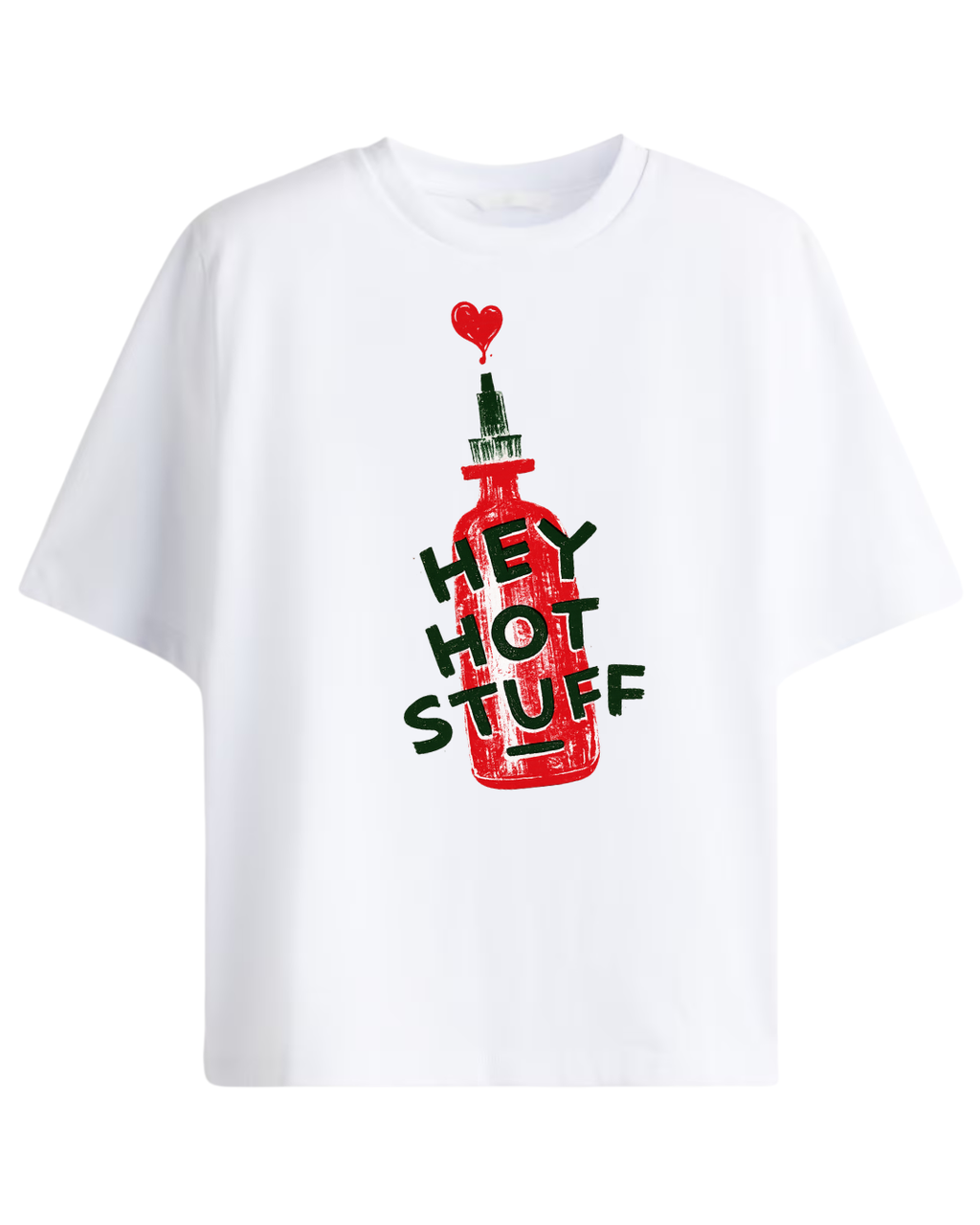 Hey Hot Stuff Oversized Tee