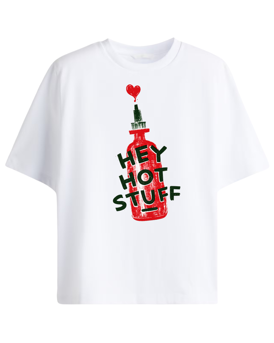 Hey Hot Stuff Oversized Tee