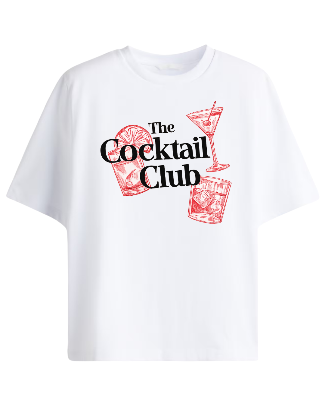 Cocktail Club Oversized Tee
