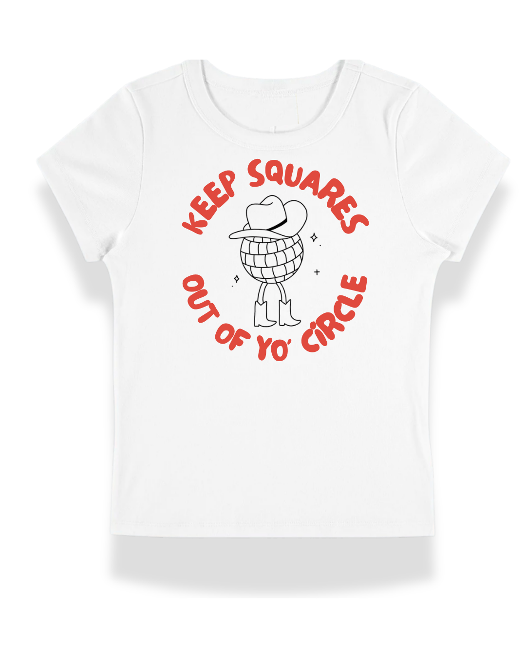 Close Circle Baby Tee