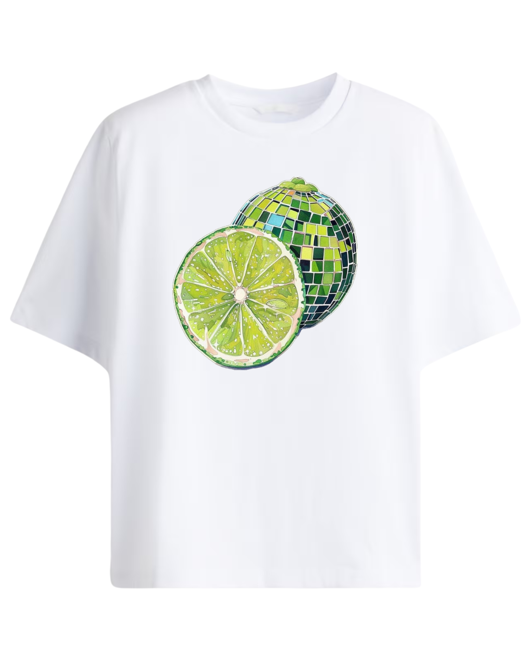 Green Disco Melon Oversized Tee