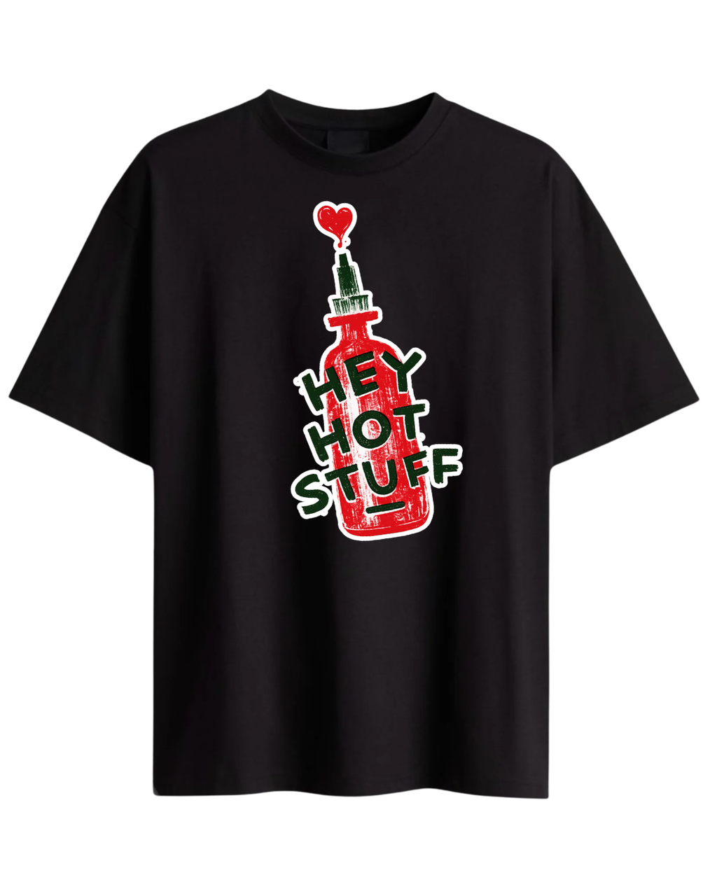 Hey Hot Stuff Oversized Tee