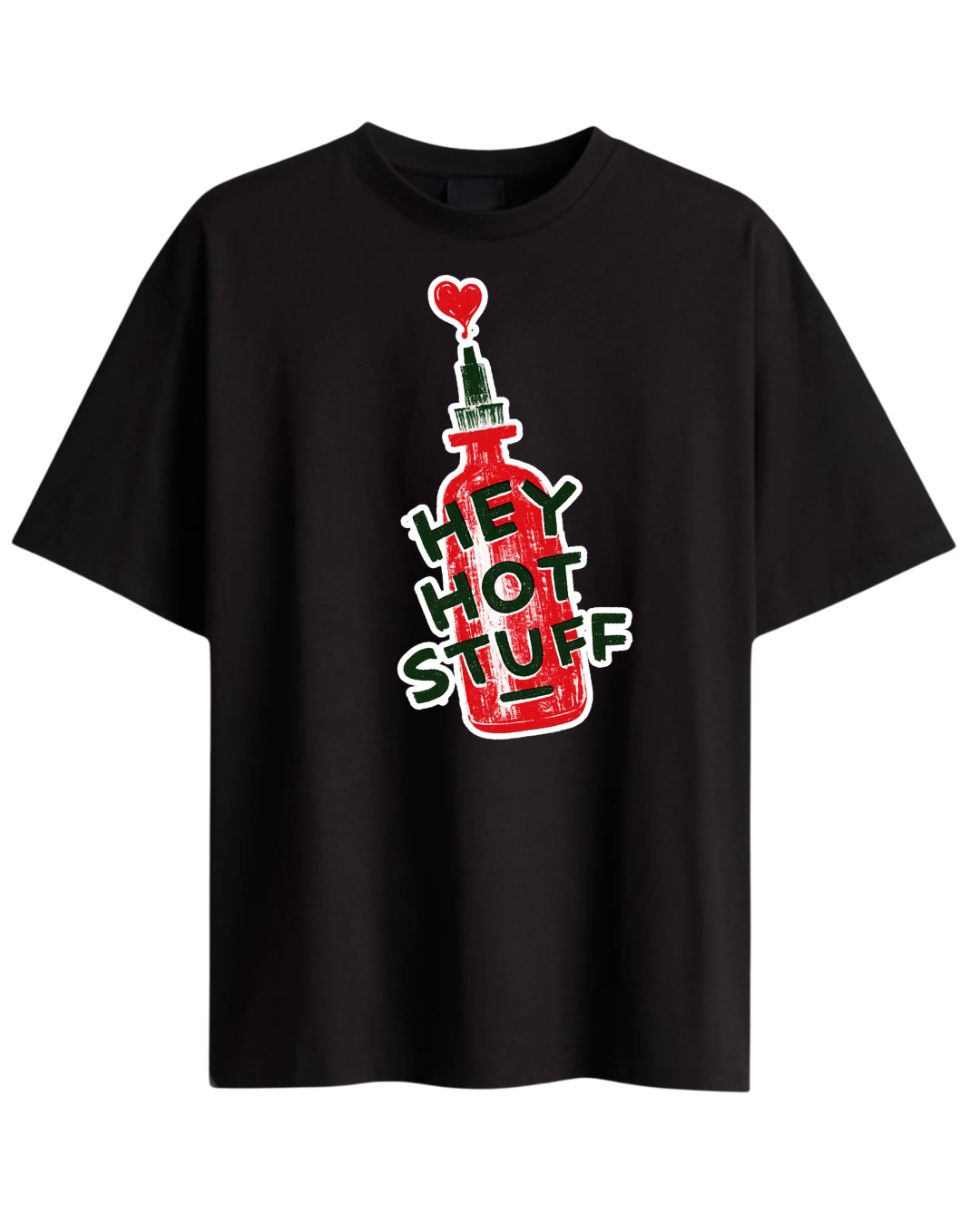 Hey Hot Stuff Oversized Tee