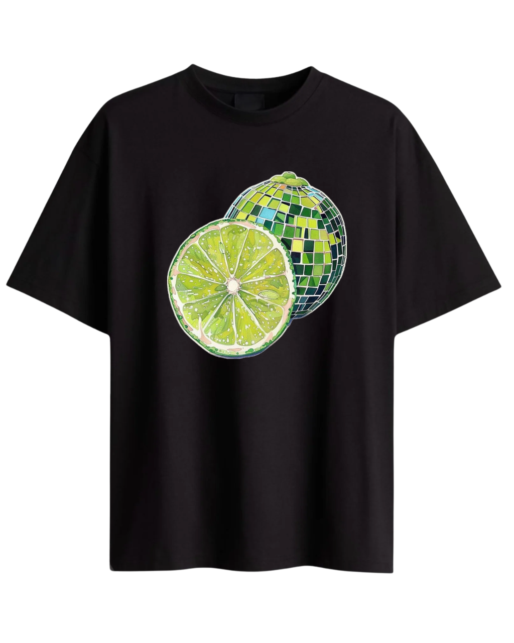 Green Disco Melon Oversized Tee