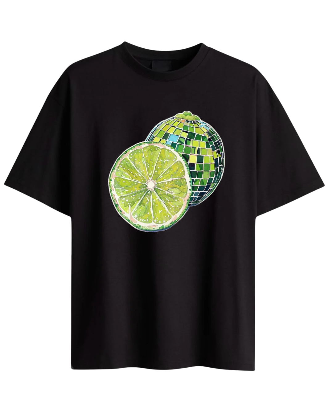 Green Disco Melon Oversized Tee