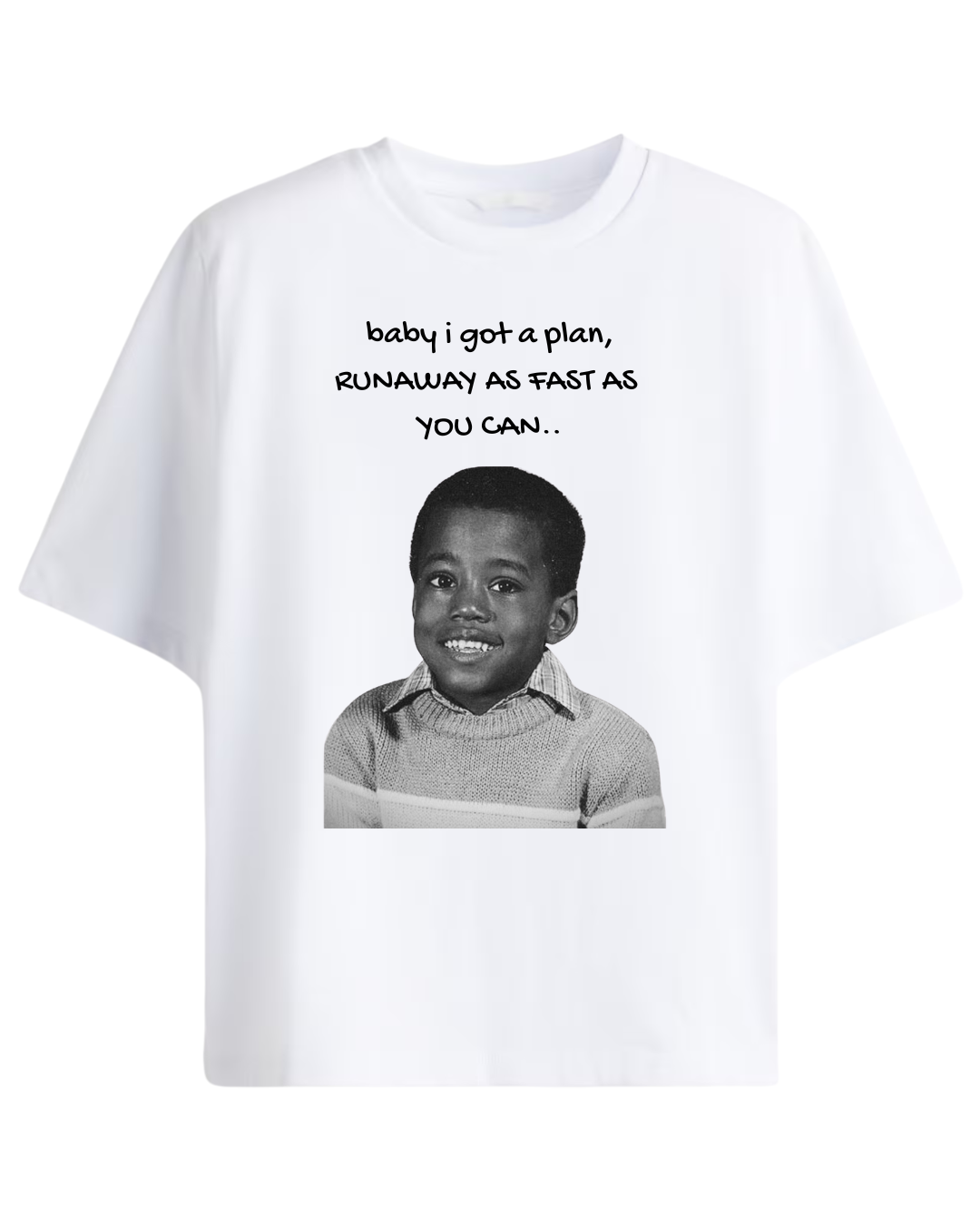 Runaway Plan Oversized Tee