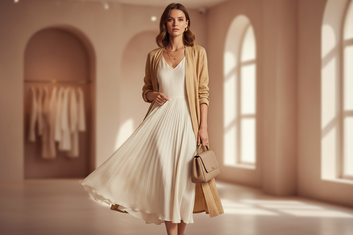 clothing brand hero image for women