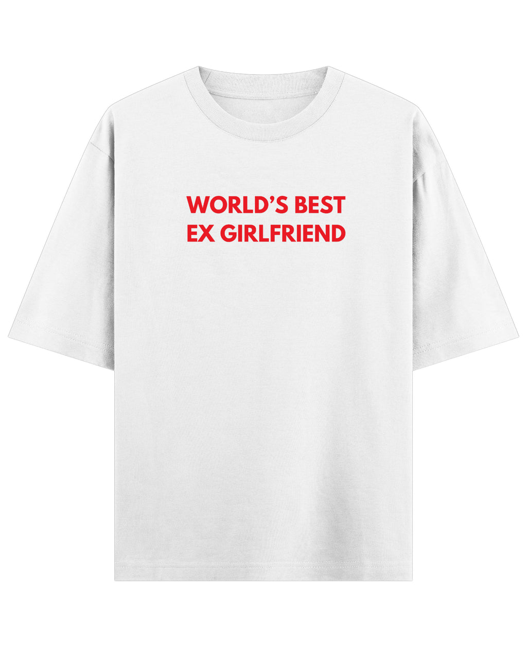White Oversized T-shirt Front Design