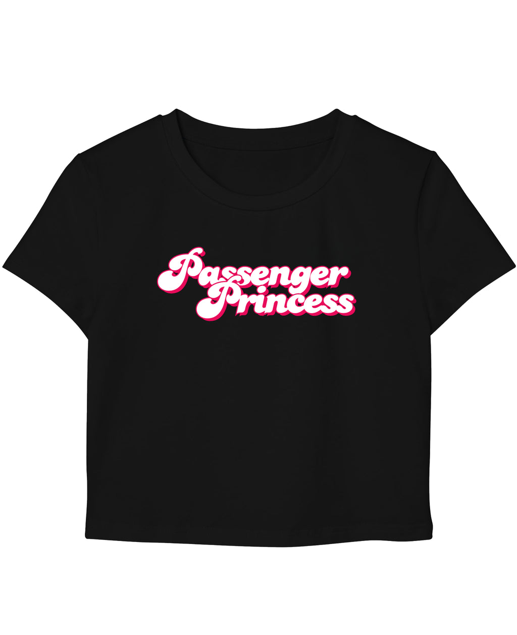 Black Baby Tee Front Design