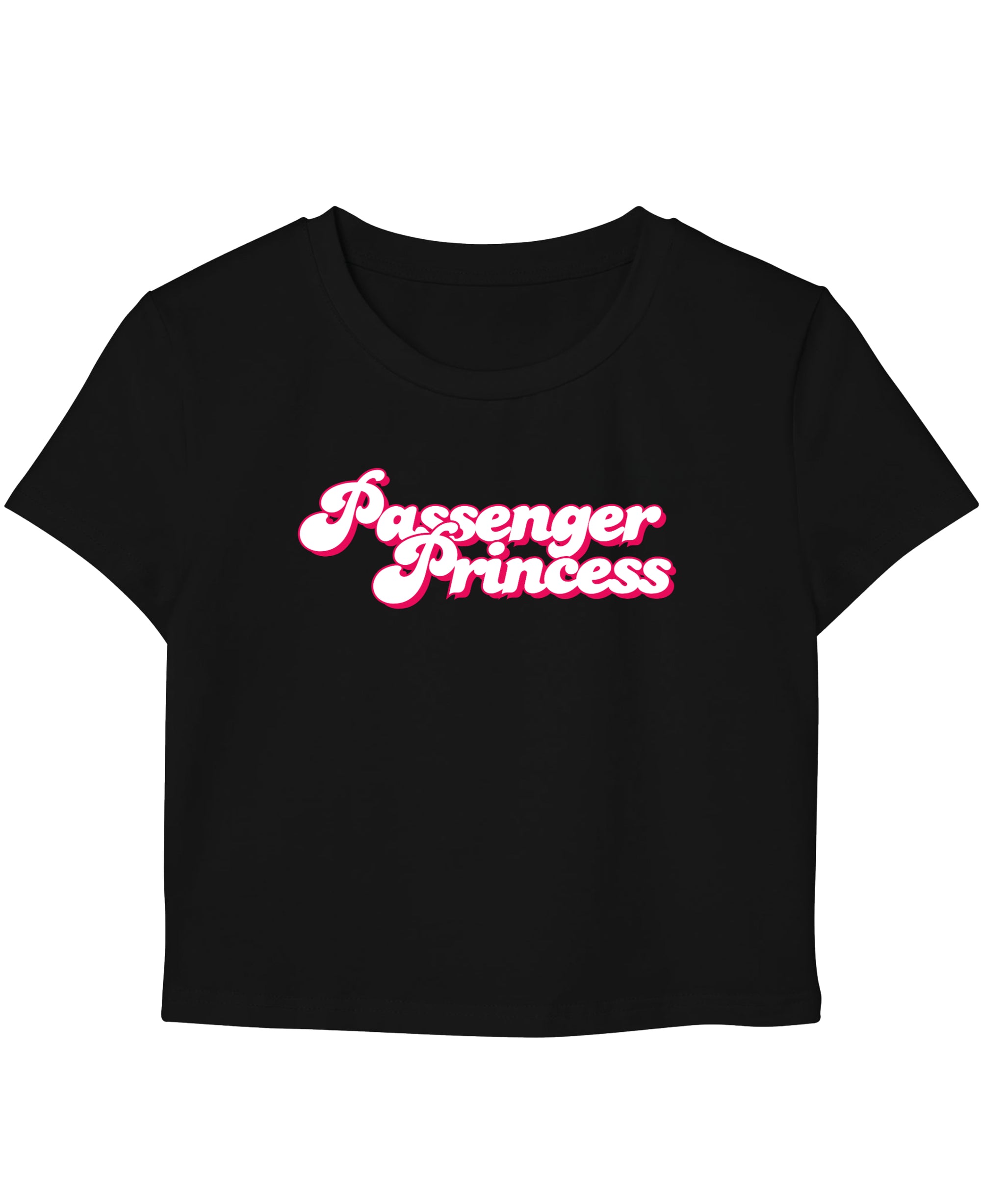 Black Baby Tee Front Design
