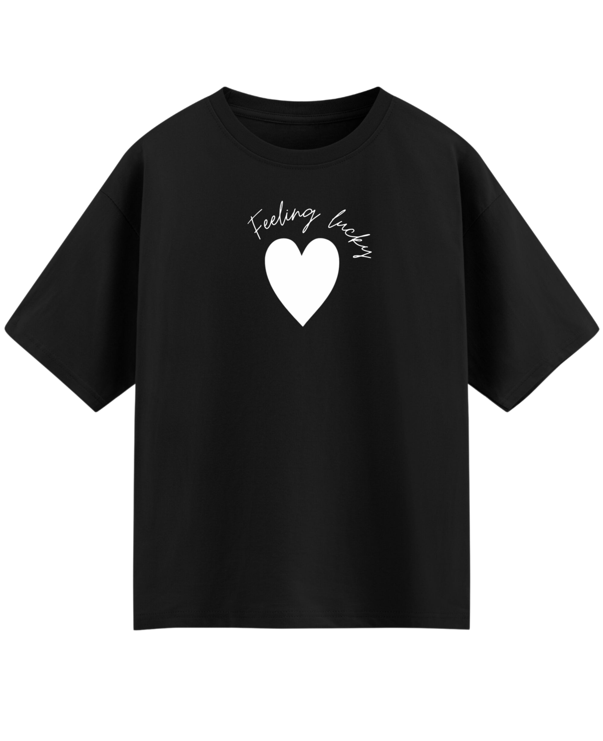 Black Oversized T-shirt Front Design