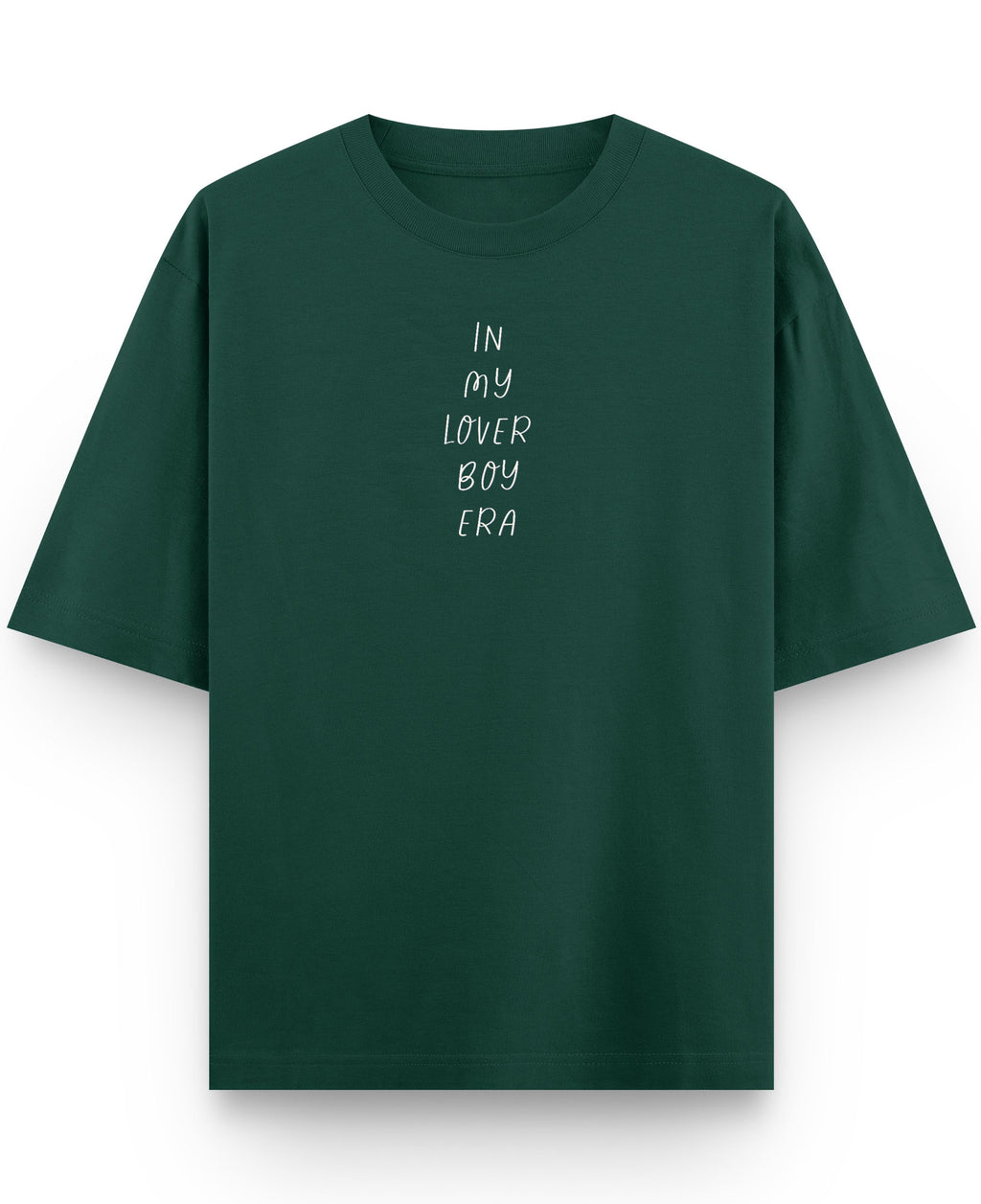 Bottle Green Oversized T-Shirt Front Design