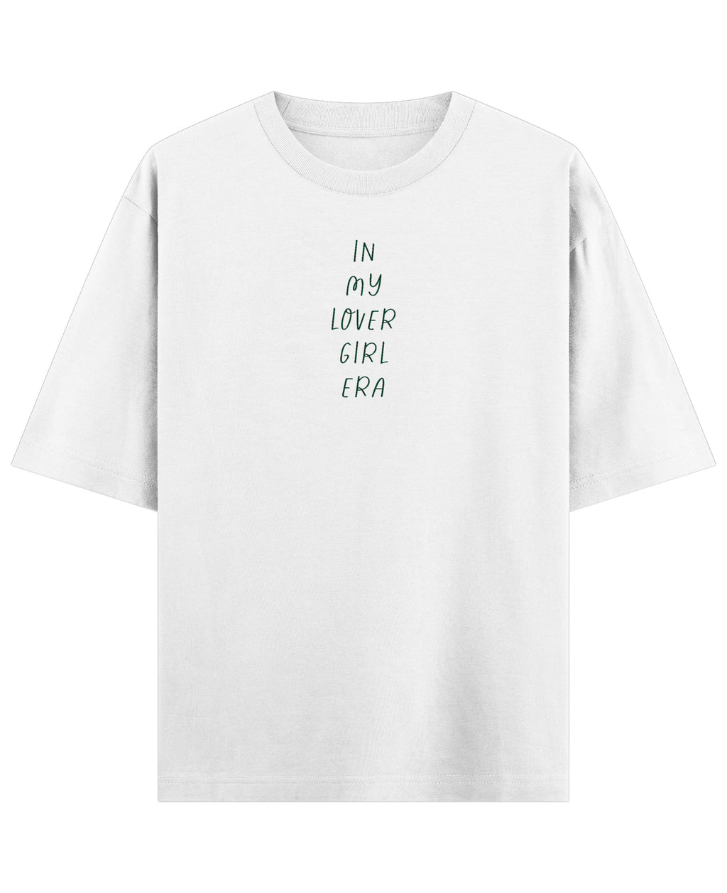 White Oversized T-shirt Front Design