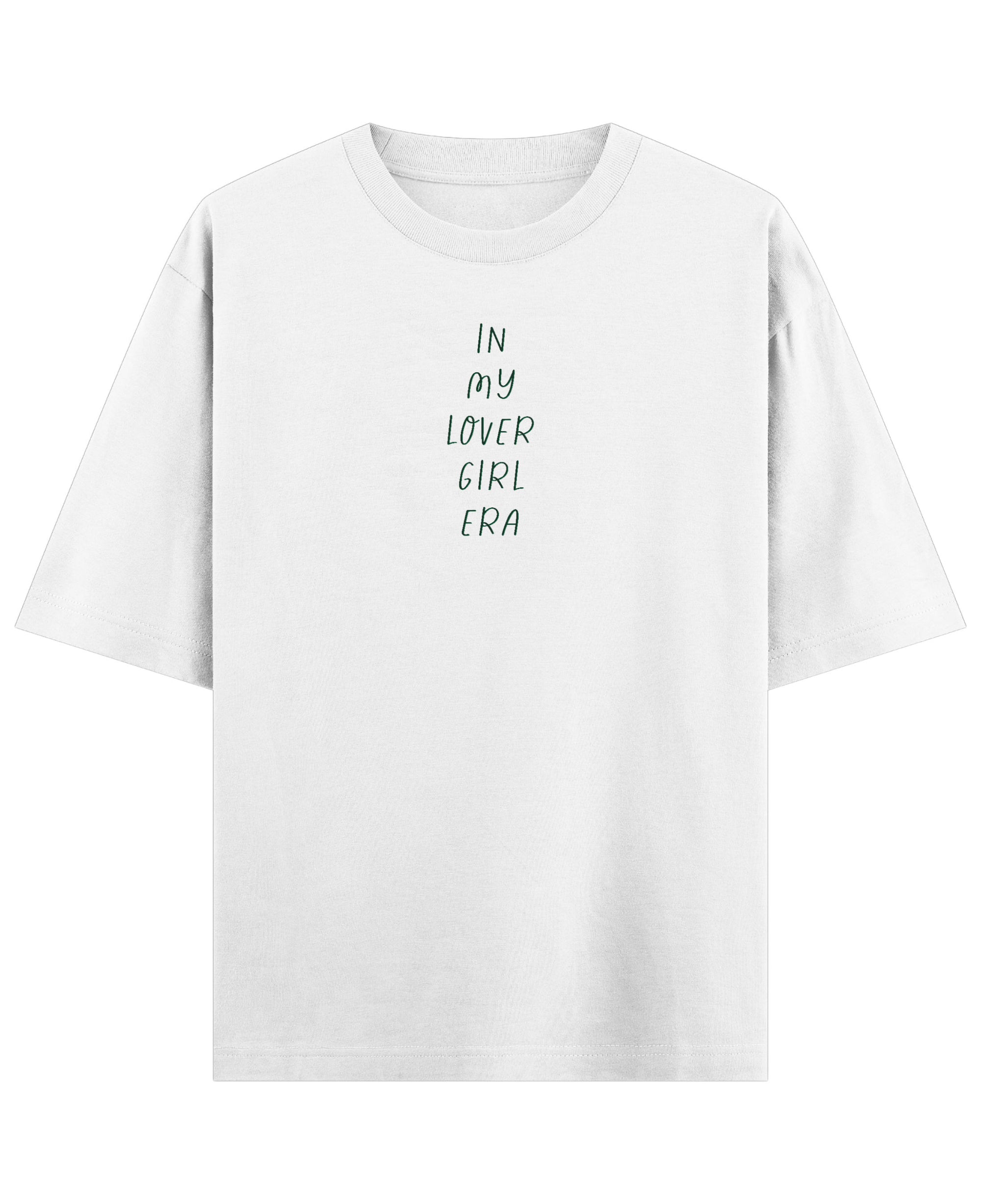 White Oversized T-shirt Front Design