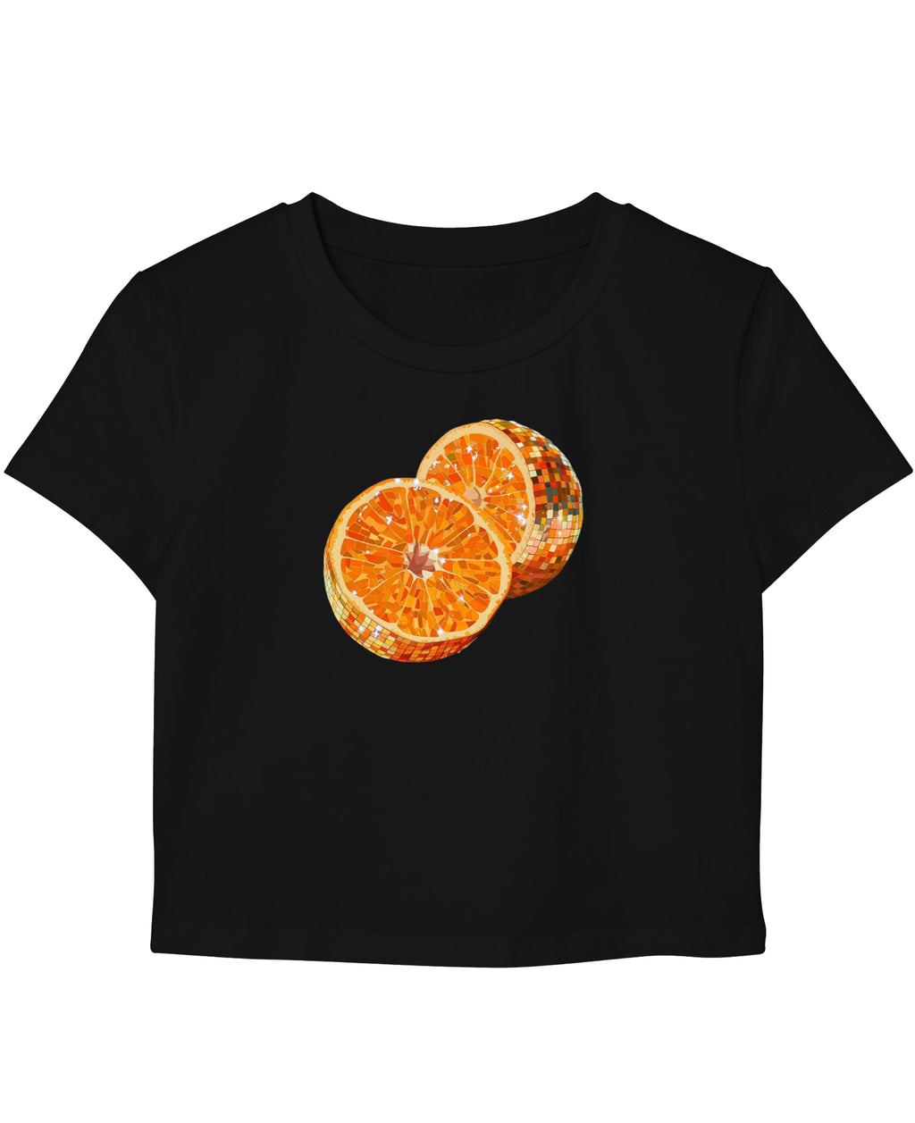 Black Baby Tee Front Design