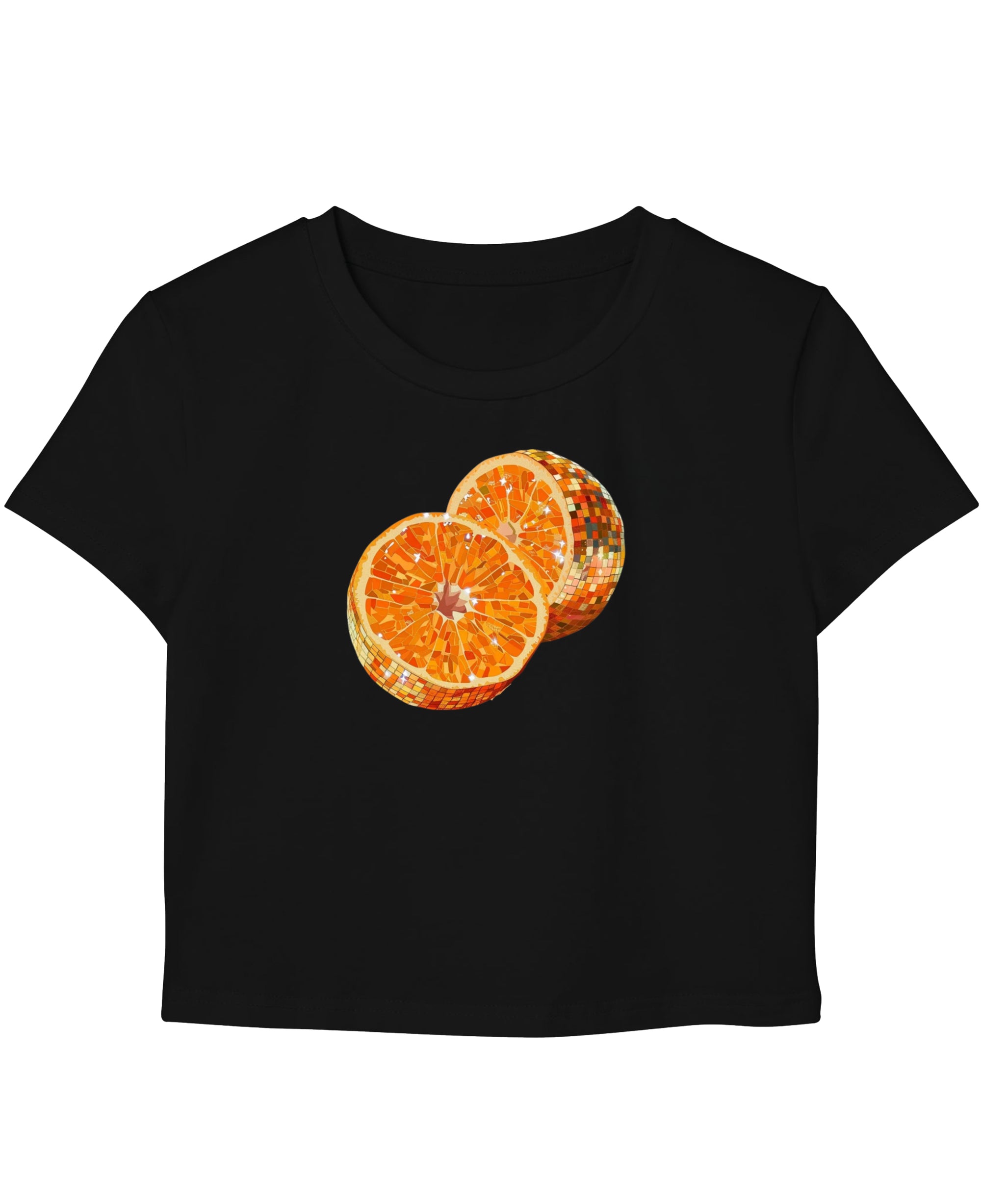 Black Baby Tee Front Design