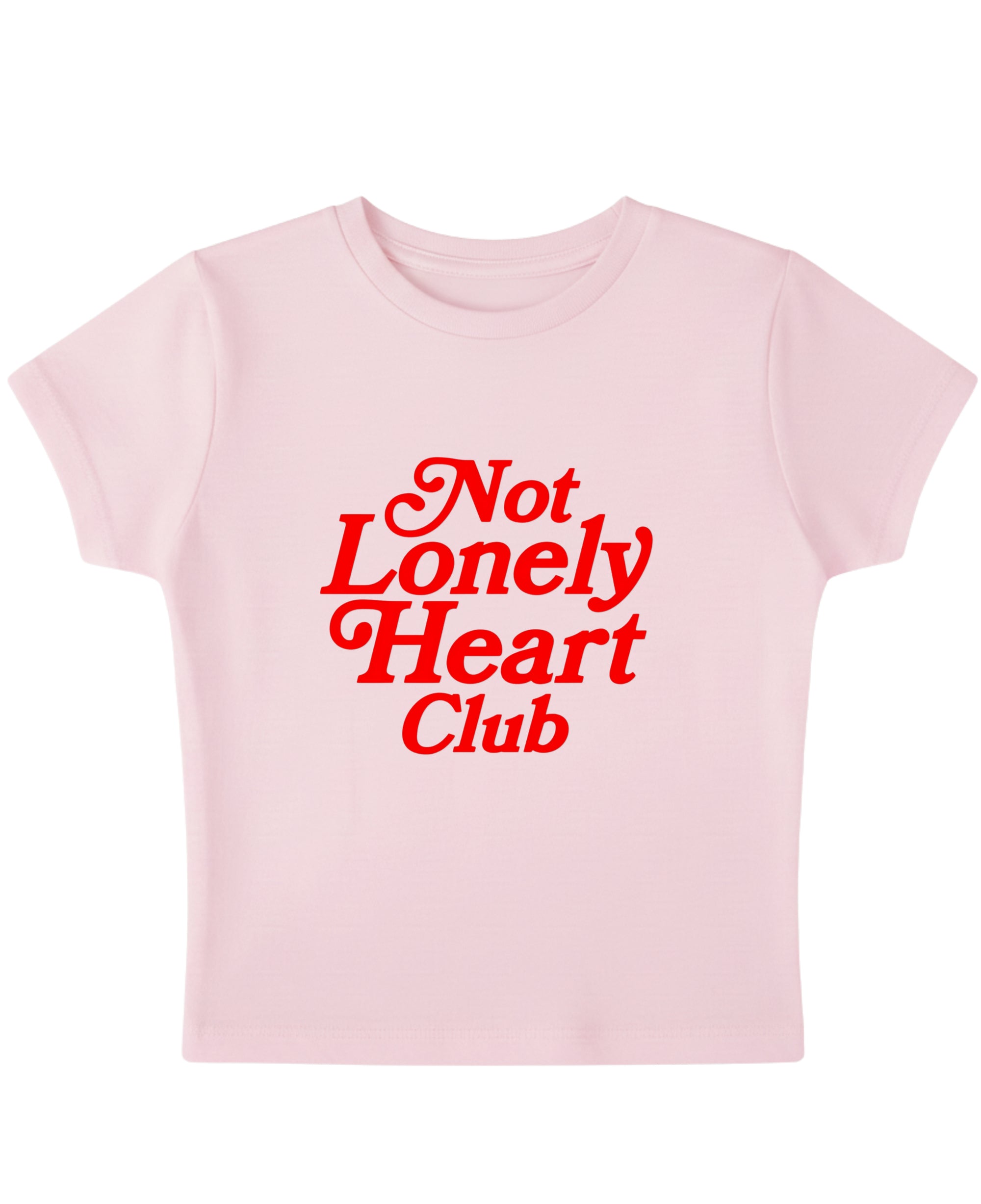 Baby Pink Baby Tee Front Design