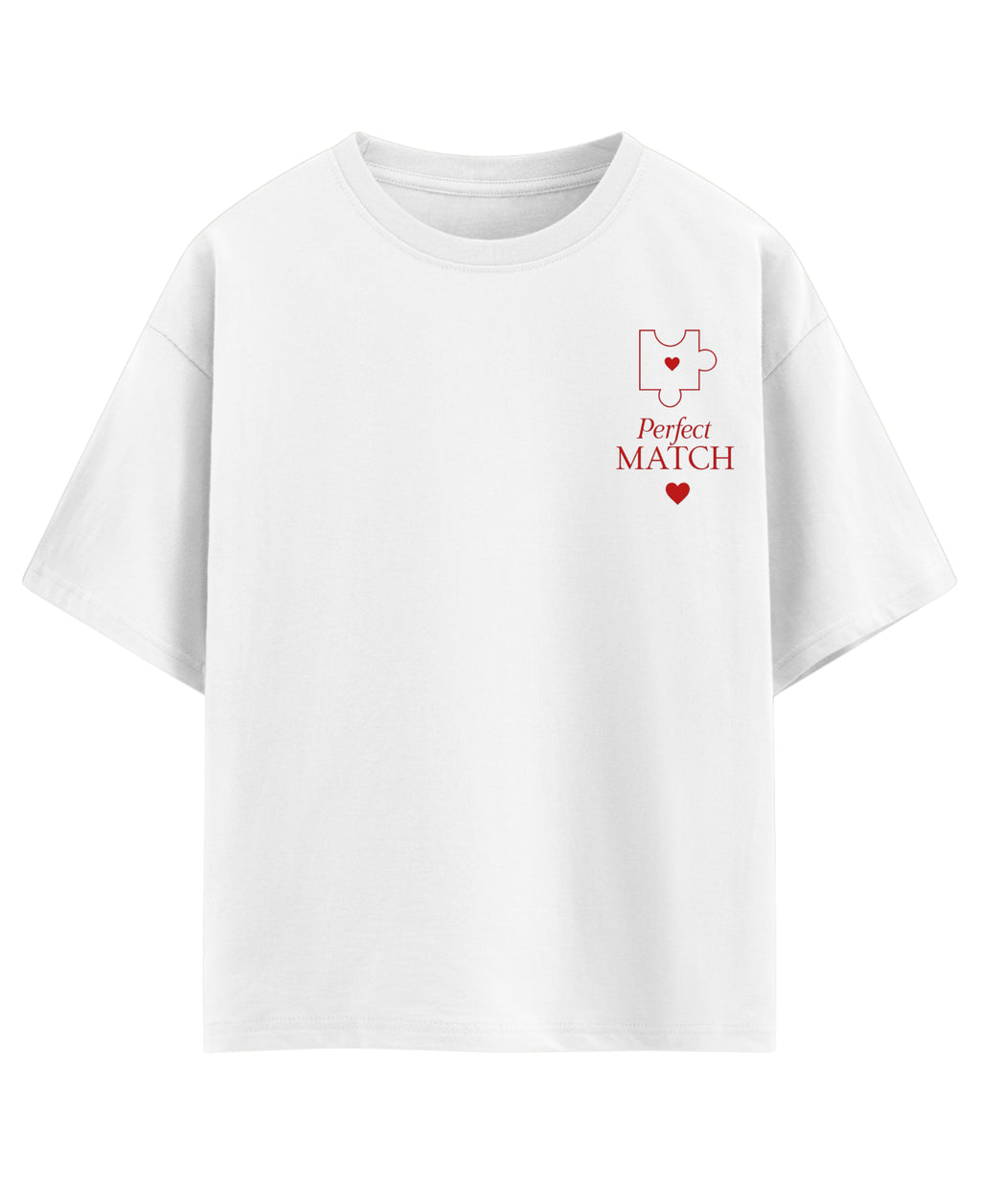 White Oversized T-shirt Front Design