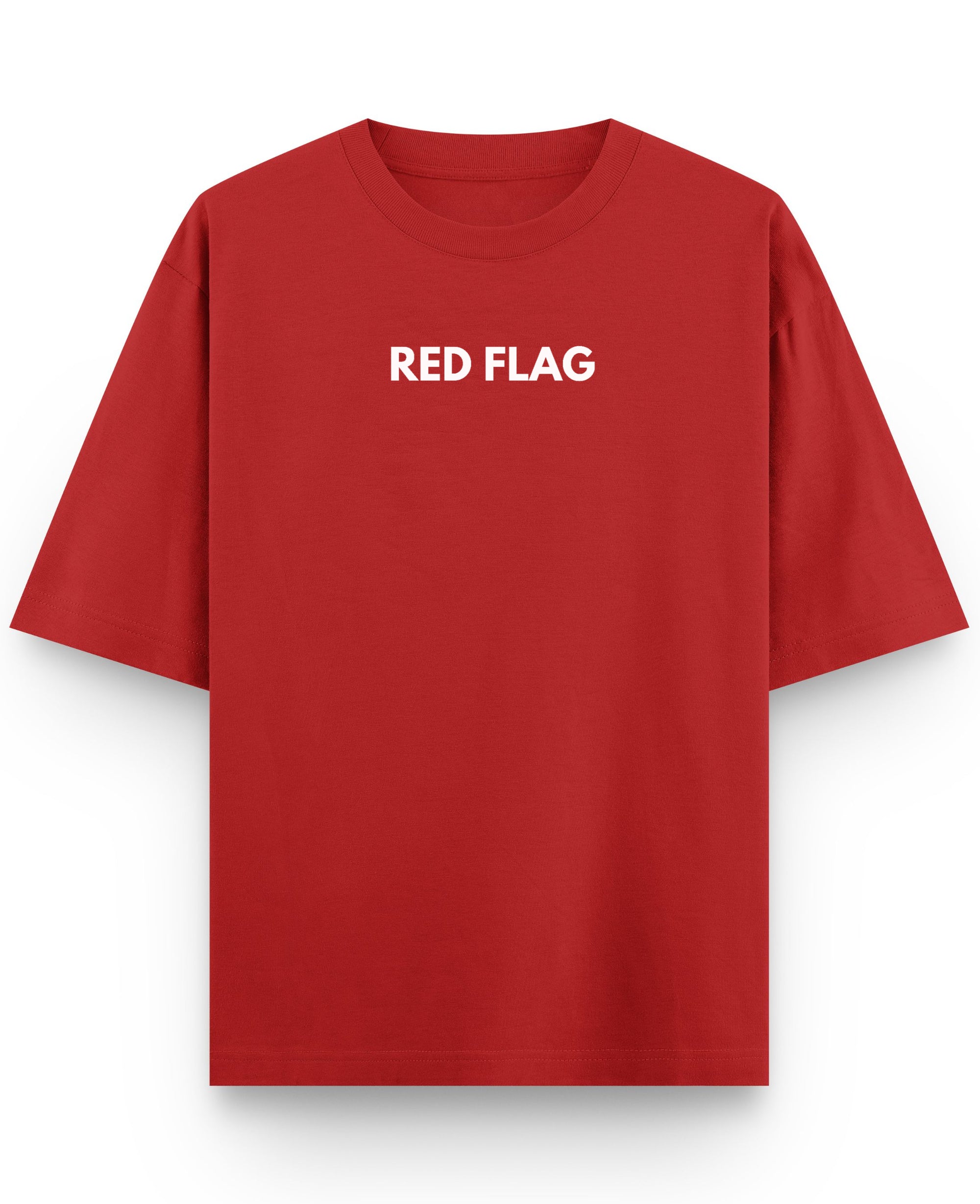 Red Oversized T-shirt Front Design