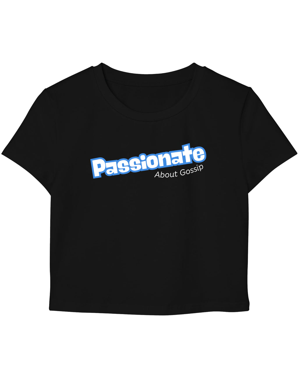 Black Baby Tee Front Design