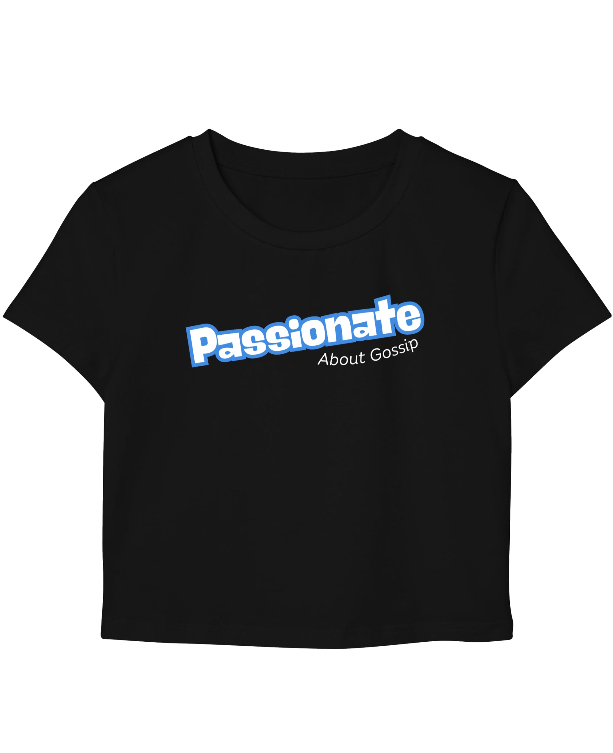 Black Baby Tee Front Design