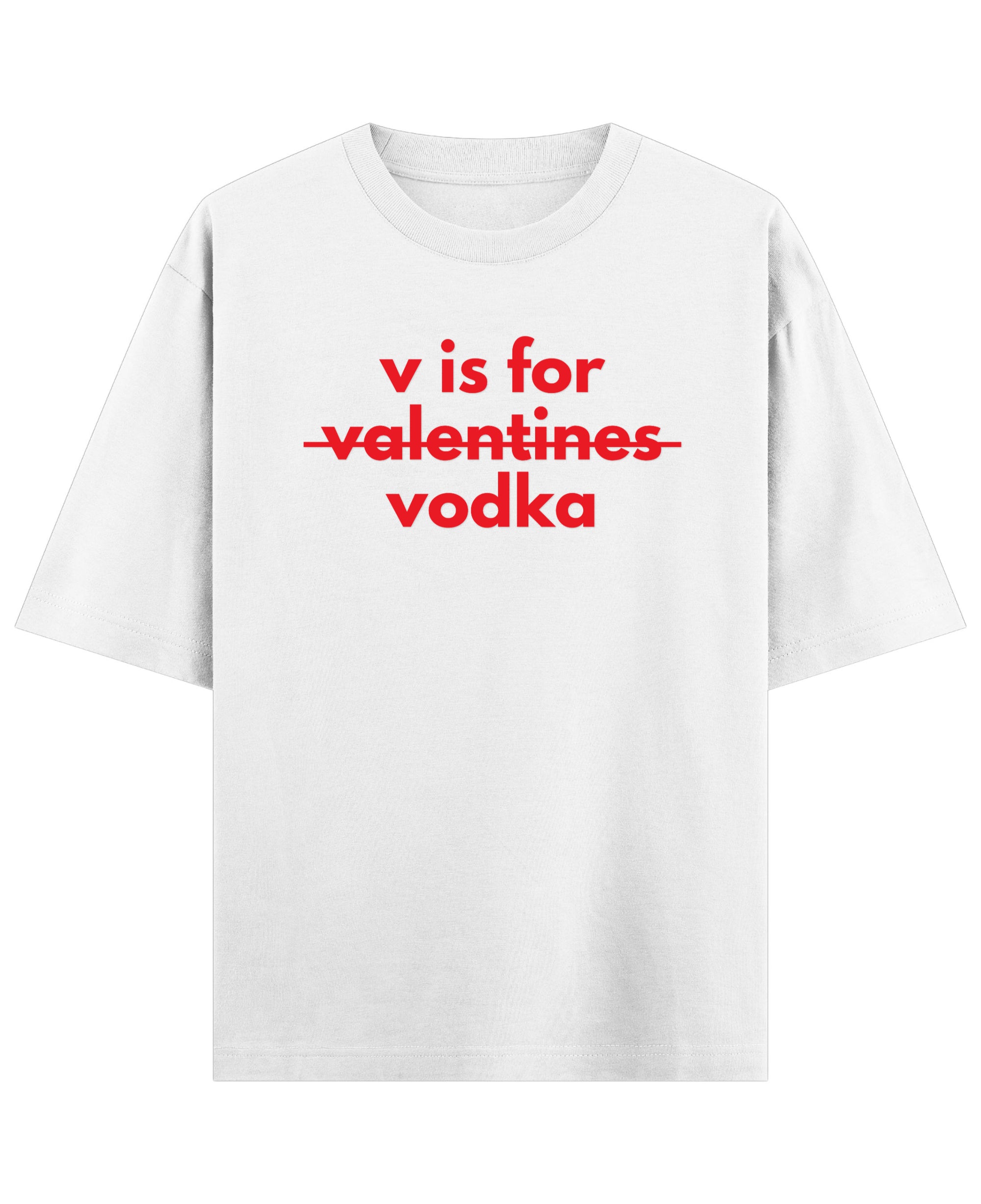 White Oversized T-shirt Front Design