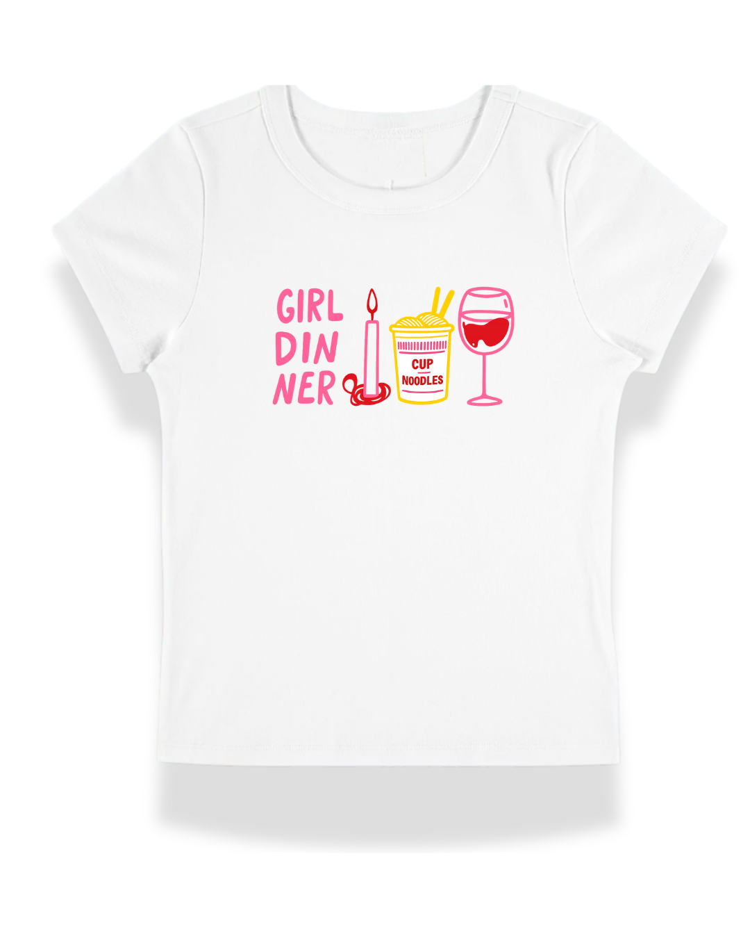 Girl Dinner Baby Tee