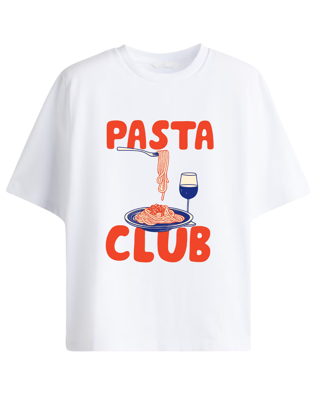 Pasta Club Oversized Tee