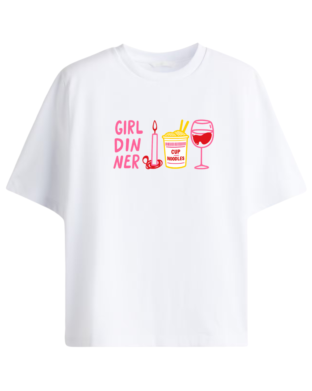 Girl Dinner Oversized Tee